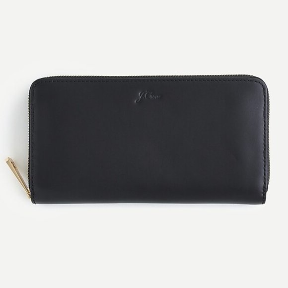 J. Crew Harper continental wallet in Italian leather - Picture 1 of 11